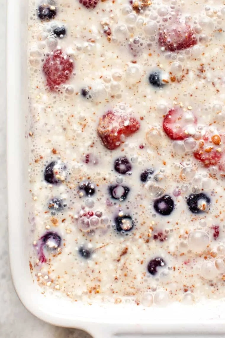 Vegan Breakfast Quinoa with Berries