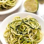 Healthy Sesame Zucchini Noodles