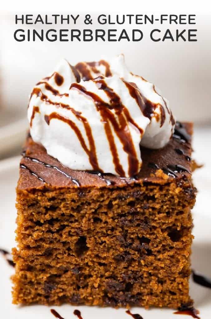 healthy gluten-free gingerbread cake