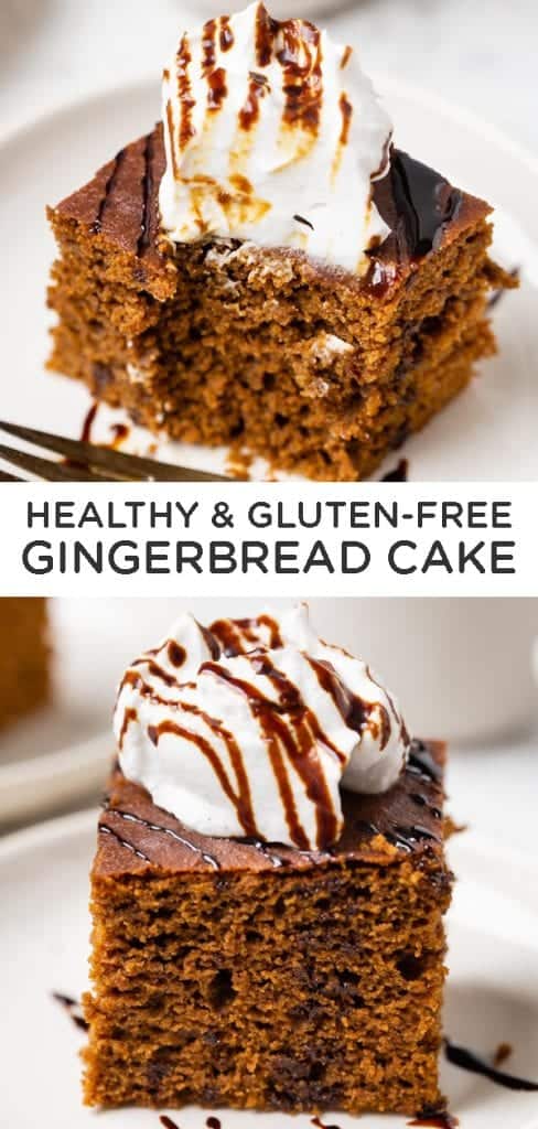 healthy gluten-free gingerbread cake