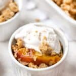 Healthy Peach Crisp Recipe