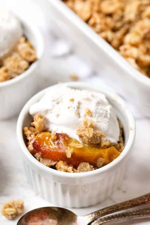 Healthy Peach Crisp Recipe