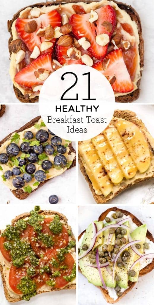 21 favorite healthy breakfast toast ideas