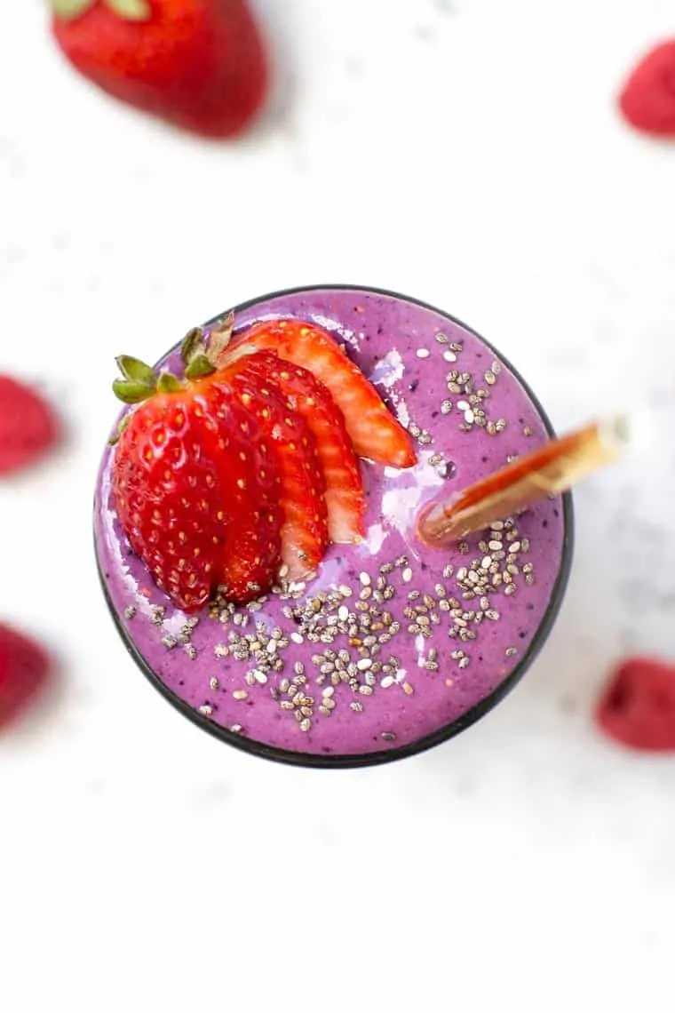 Vegan Berry Smoothie with Protein