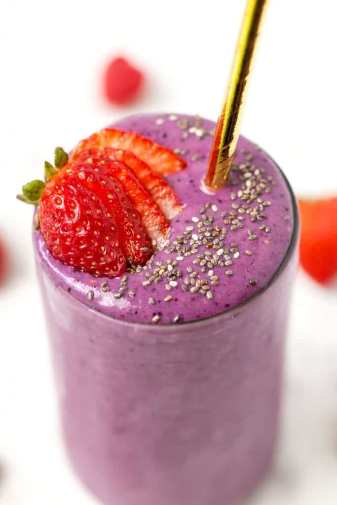 50+ BEST Fruit Smoothie Recipes - Great for Breakfast on the Go!