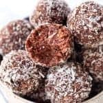 No Bake Energy Balls with Cherry