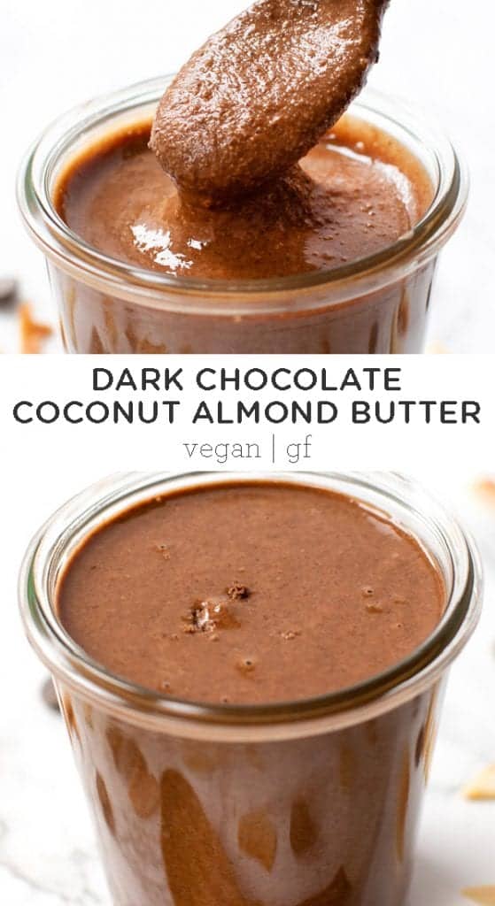 dark chocolate coconut almond butter