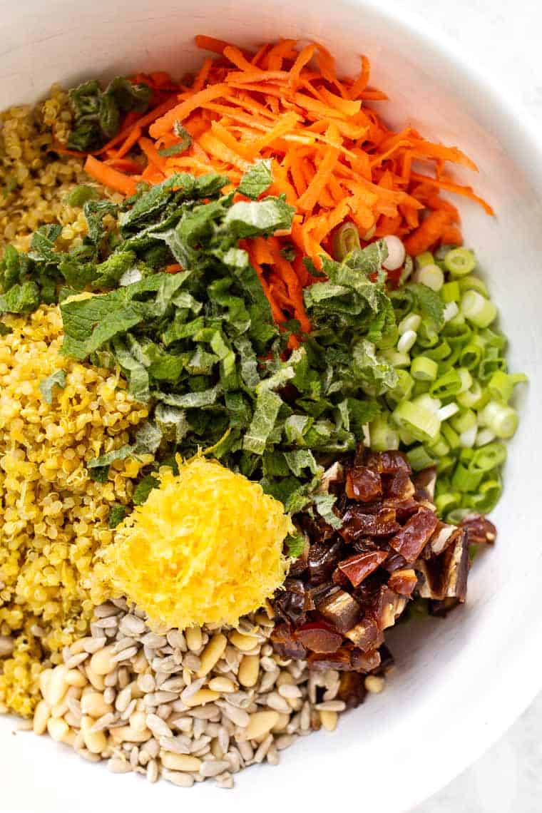 Saffron Middle Eastern Quinoa Salad Simply Quinoa