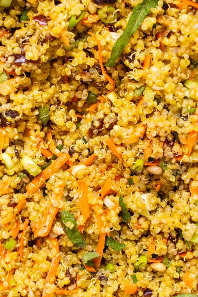 Saffron Middle Eastern Quinoa Salad Simply Quinoa