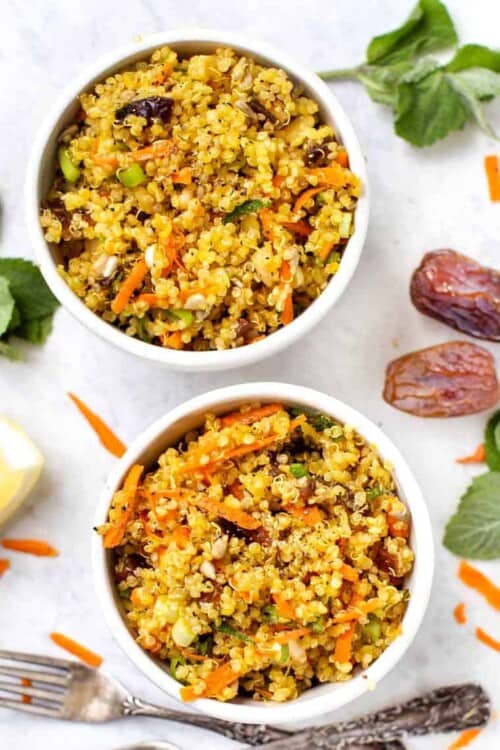 Saffron Middle Eastern Quinoa Salad Simply Quinoa