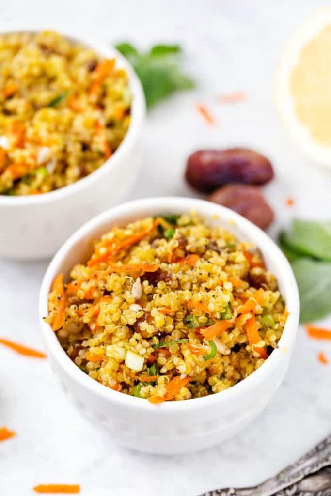 Fluffy Middle Eastern Quinoa Salad