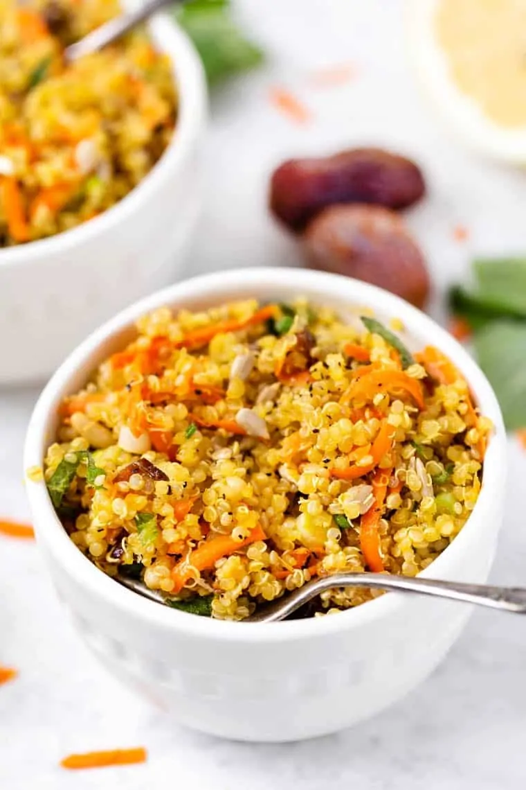 Healthy Quinoa Salad with Saffron