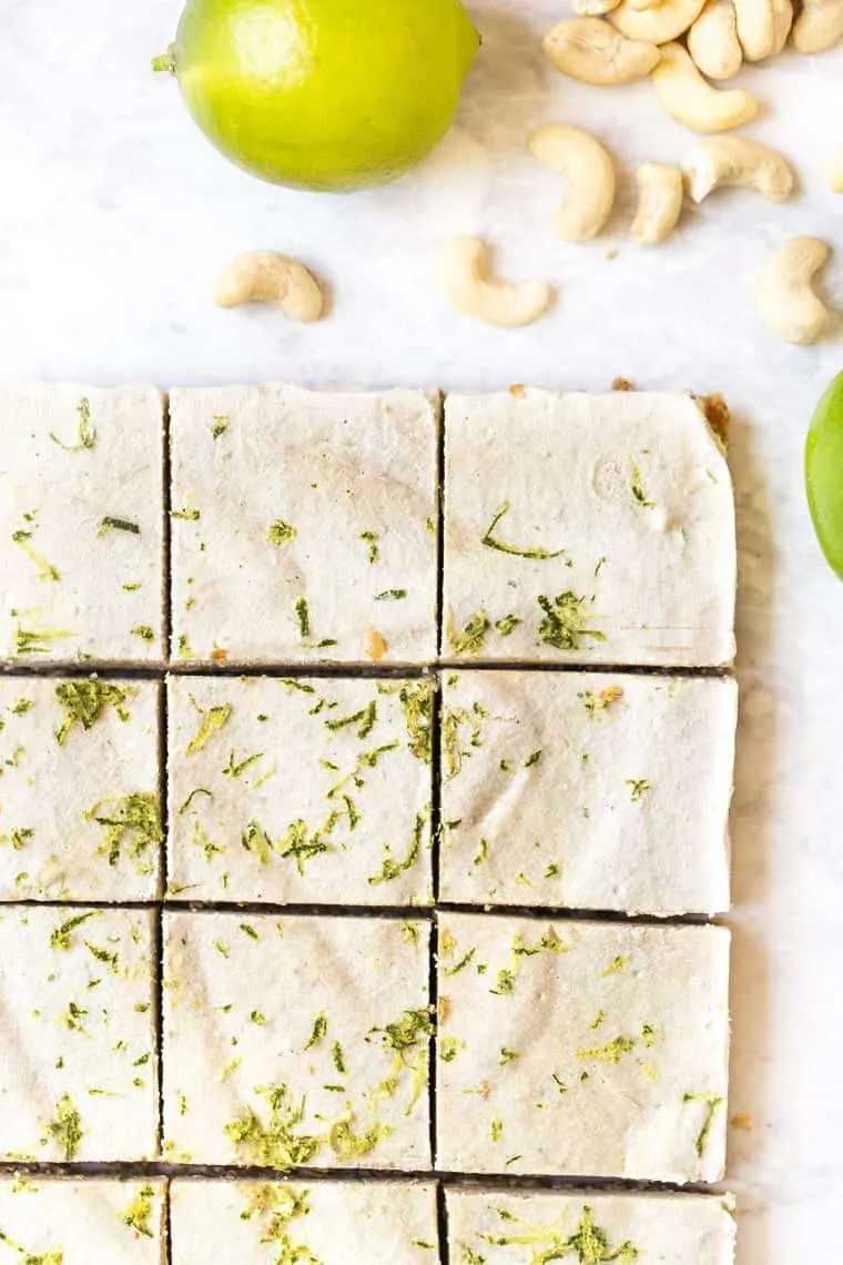 Vegan Key Lime Pie Bars