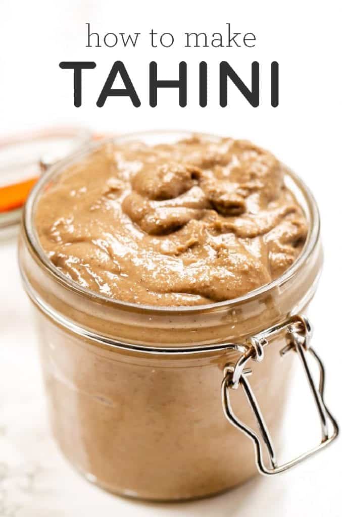 Quick Homemade Tahini