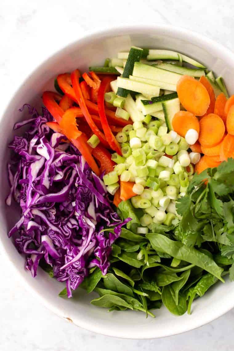 Thai Chopped Salad Ingredients
