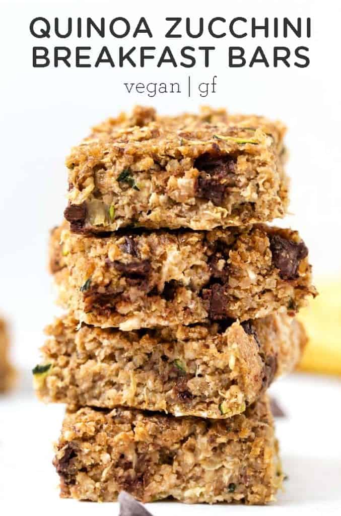 Zucchini Chocolate Chip Breakfast Bars