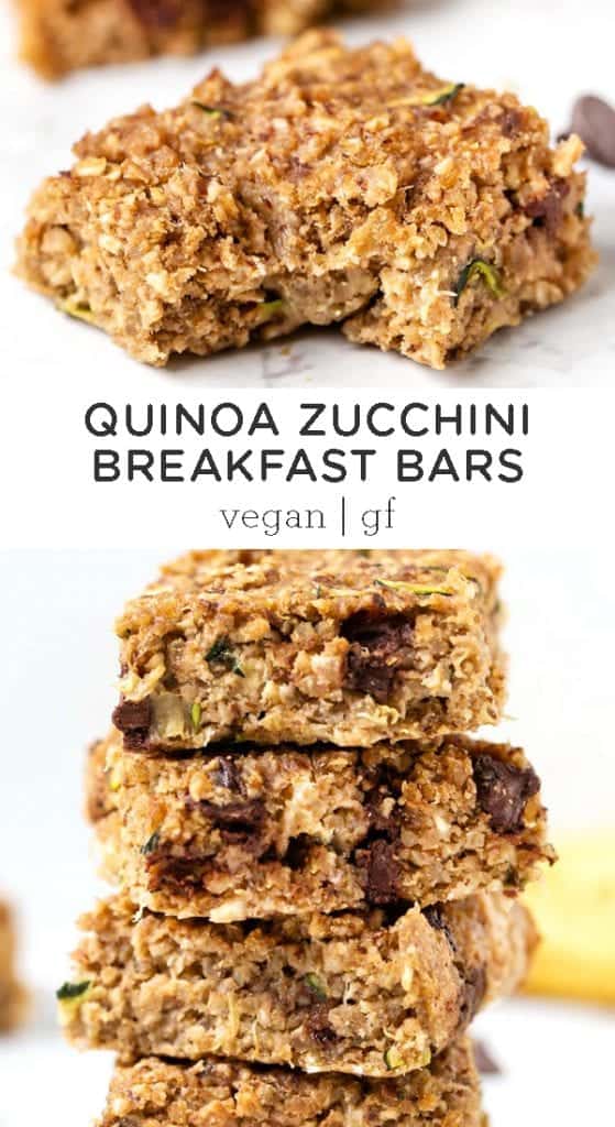 Zucchini Chocolate Chip Breakfast Bars