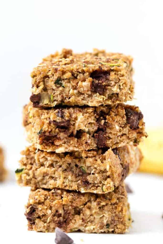 Chocolate Chip Zucchini Breakfast Bars