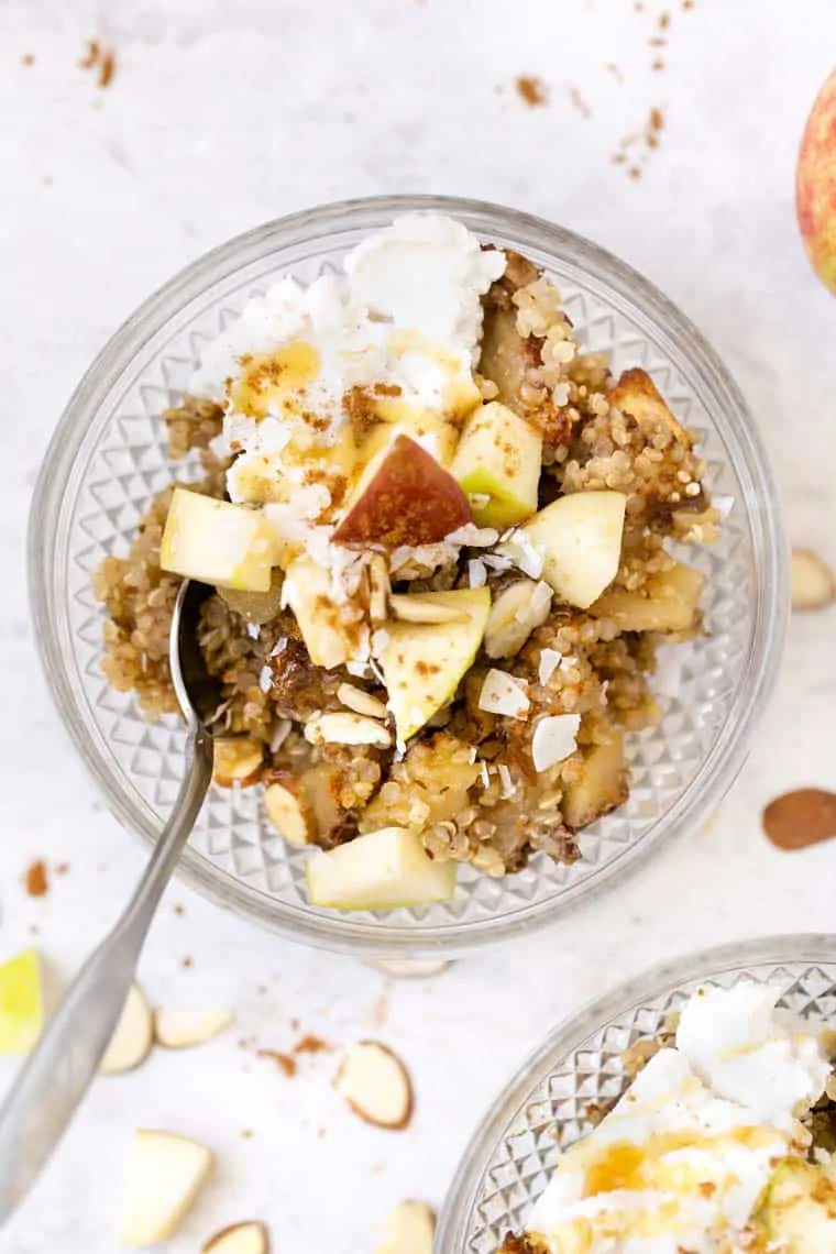 Vegan Quinoa Bake with Apples