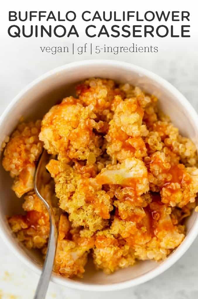5Ingredient Buffalo Cauliflower Quinoa Casserole Simply Quinoa