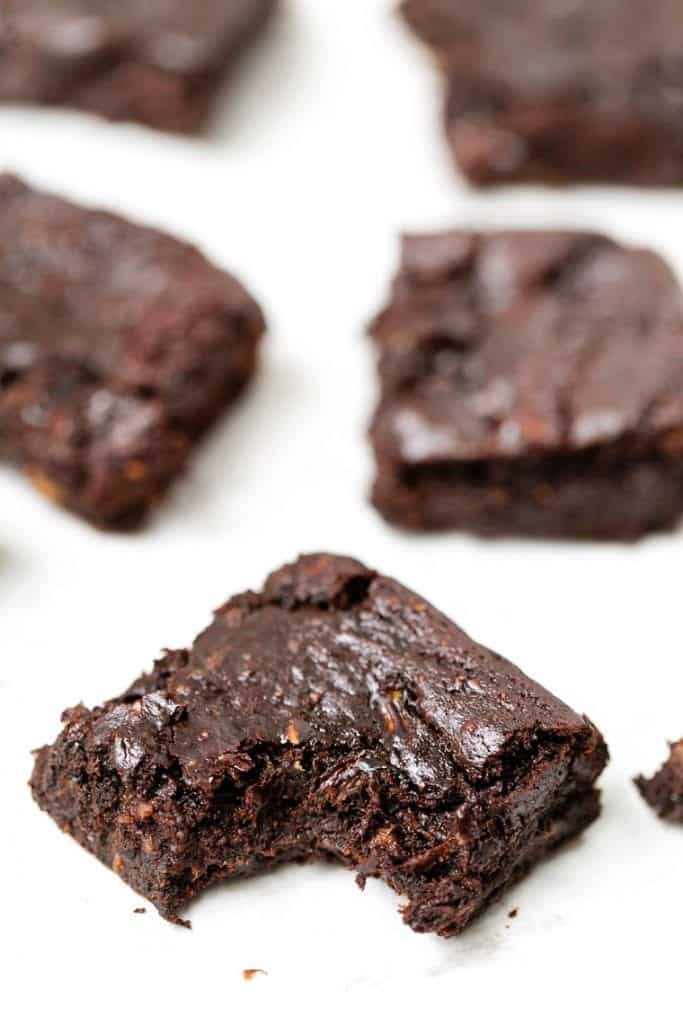 Zucchini Protein Brownies