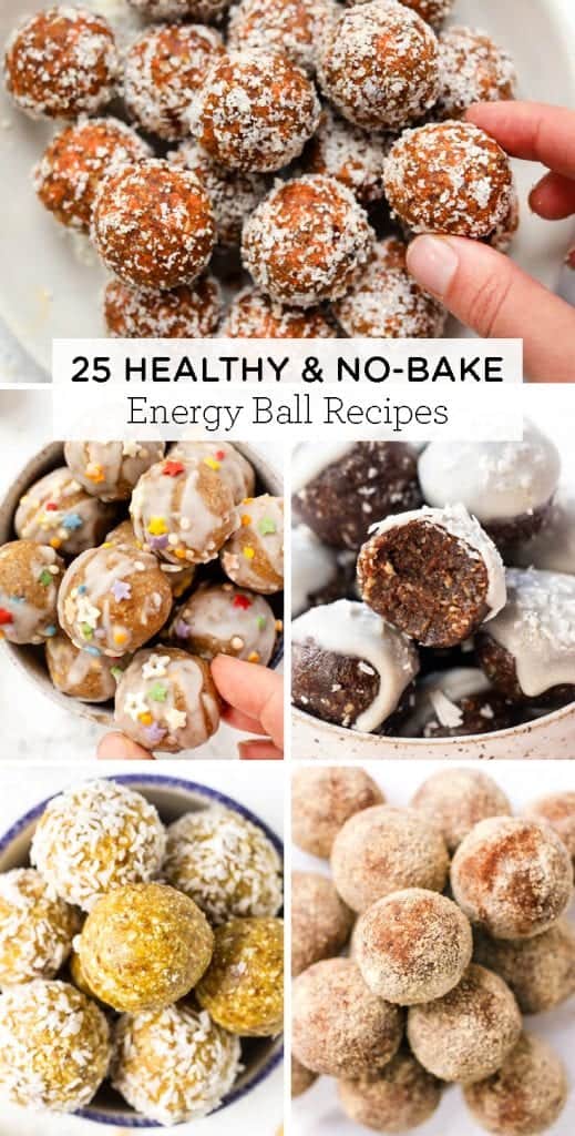 25 healthy & no bake Energy Balls recipes