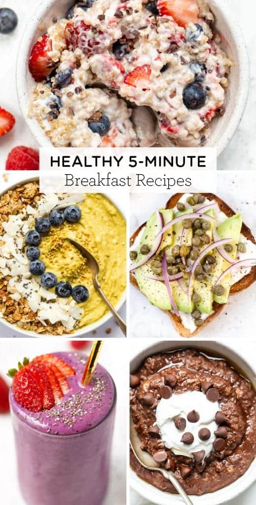 25 healthy 5-minute breakfast recipes
