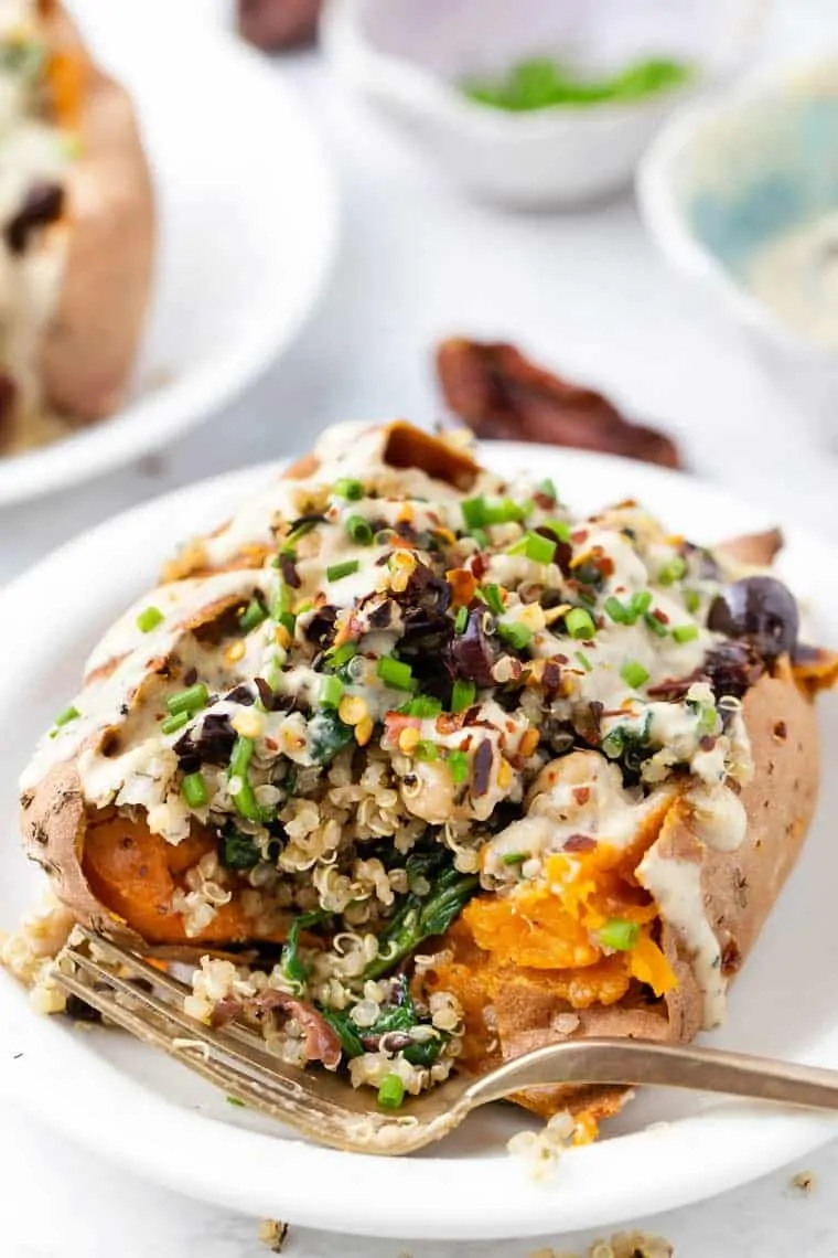 Best Vegan Stuffed Sweet Potatoes