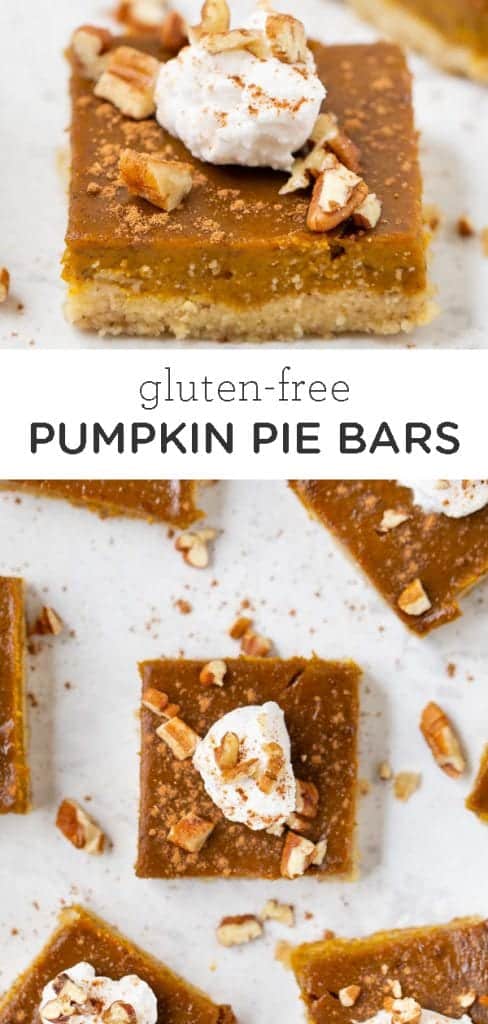Gluten-Free Pumpkin Pie Bars
