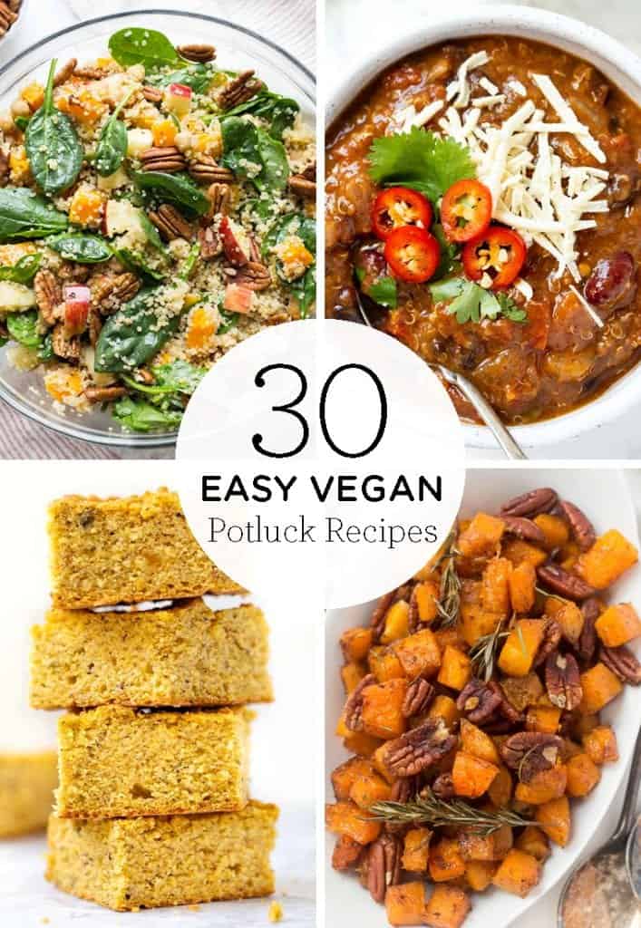 30 quick & easy vegan potluck recipes