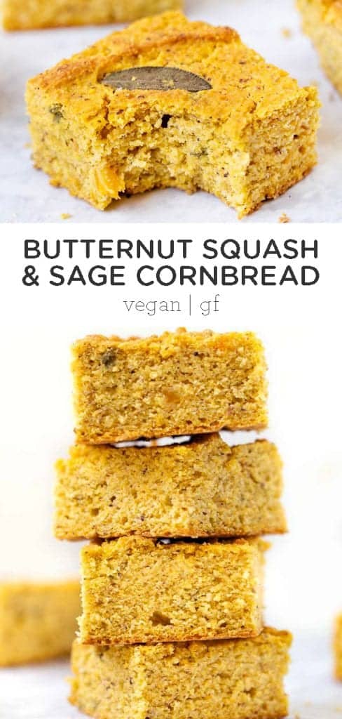 Butternut squash and sage cornbread