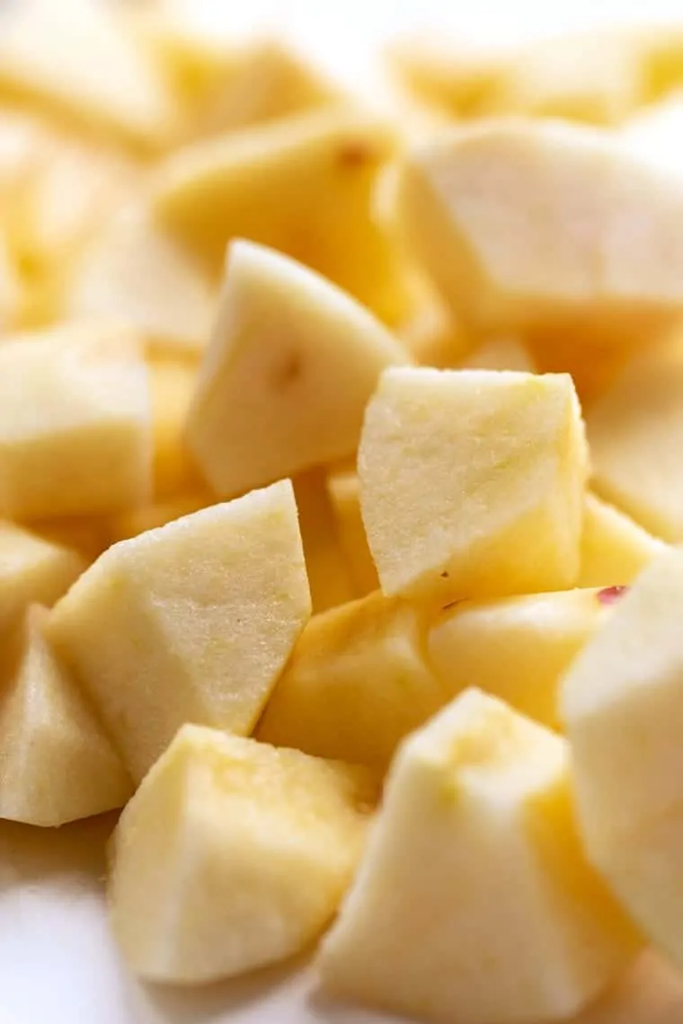 Apple Chunks for Homemade Applesauce