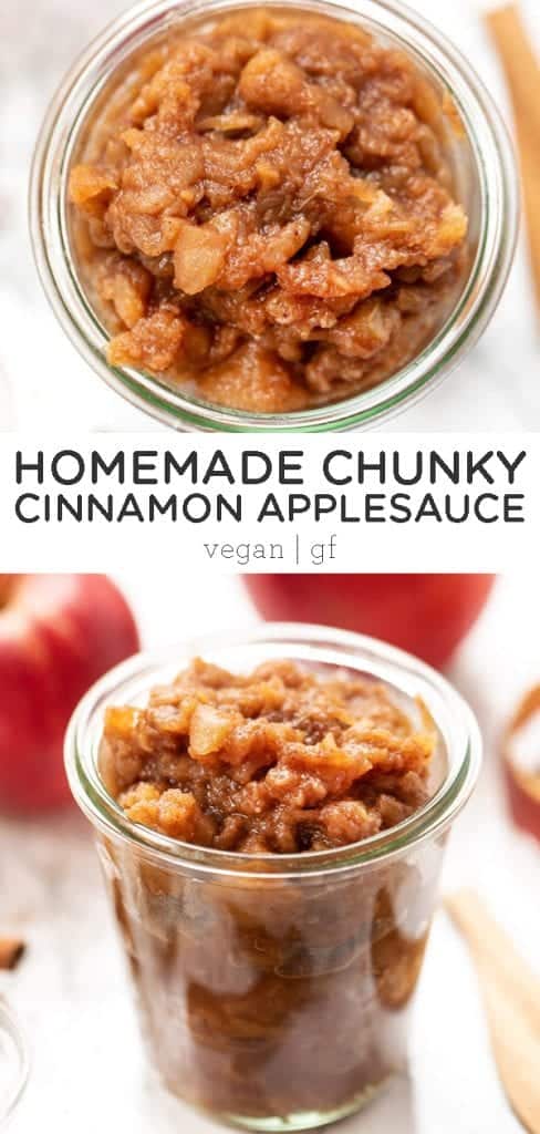 chunky cinnamon applesauce