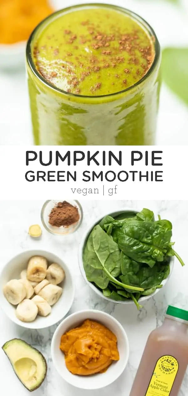 Pumpkin Pie Spinach Smoothie Recipe