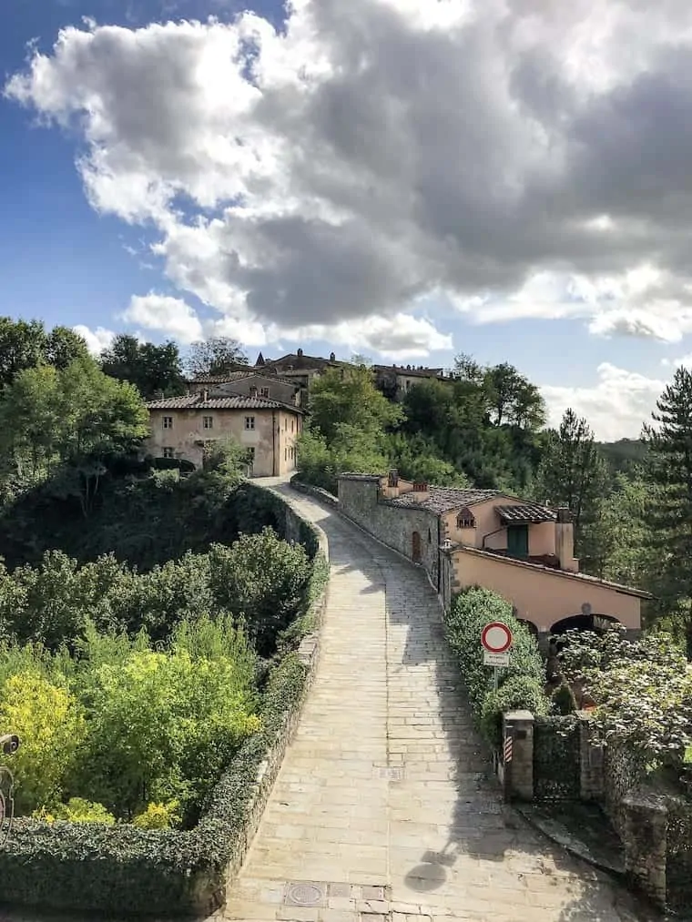 Town of Il Borro in Tuscany Italy