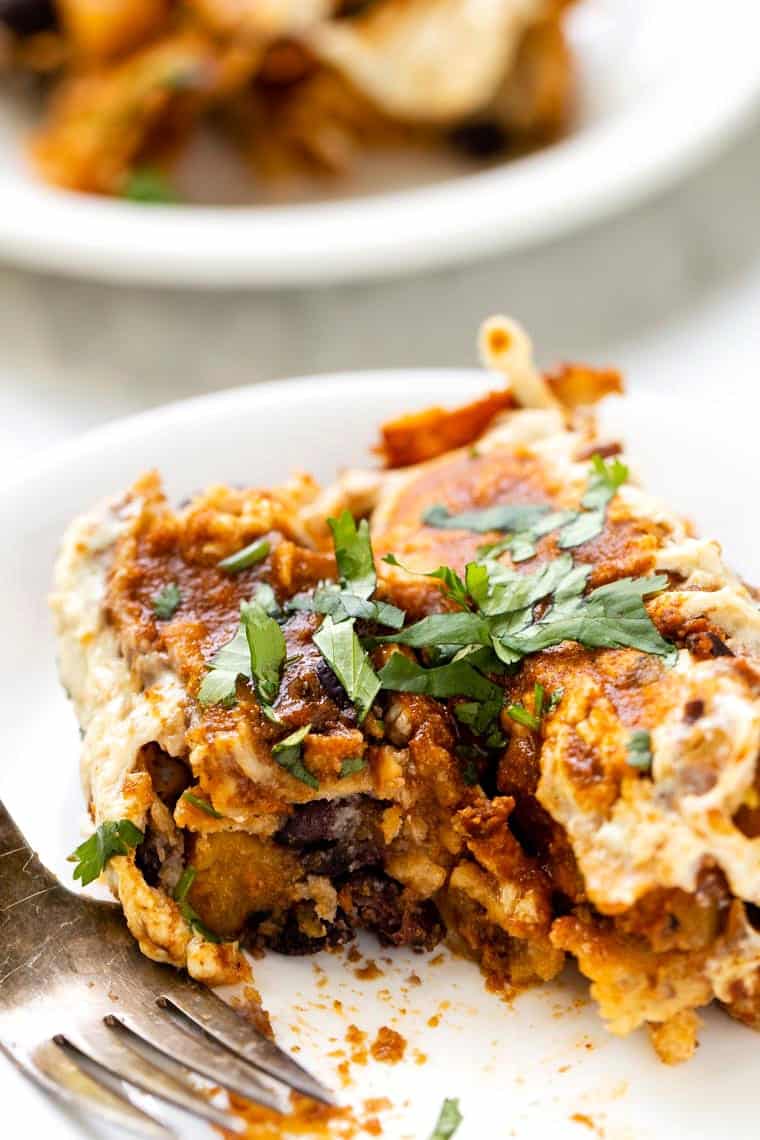 Easy Vegan Black Bean Enchiladas l Simply Quinoa