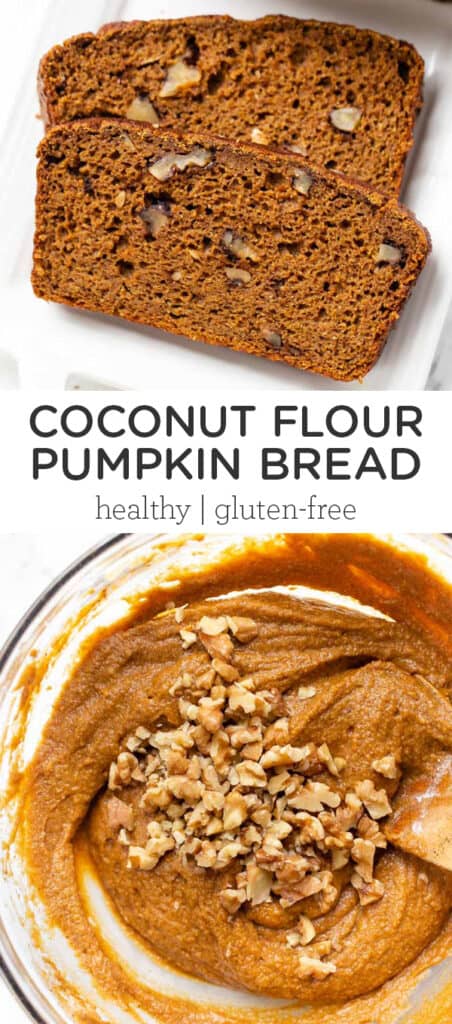 Coconut Flour Pumpkin Bread