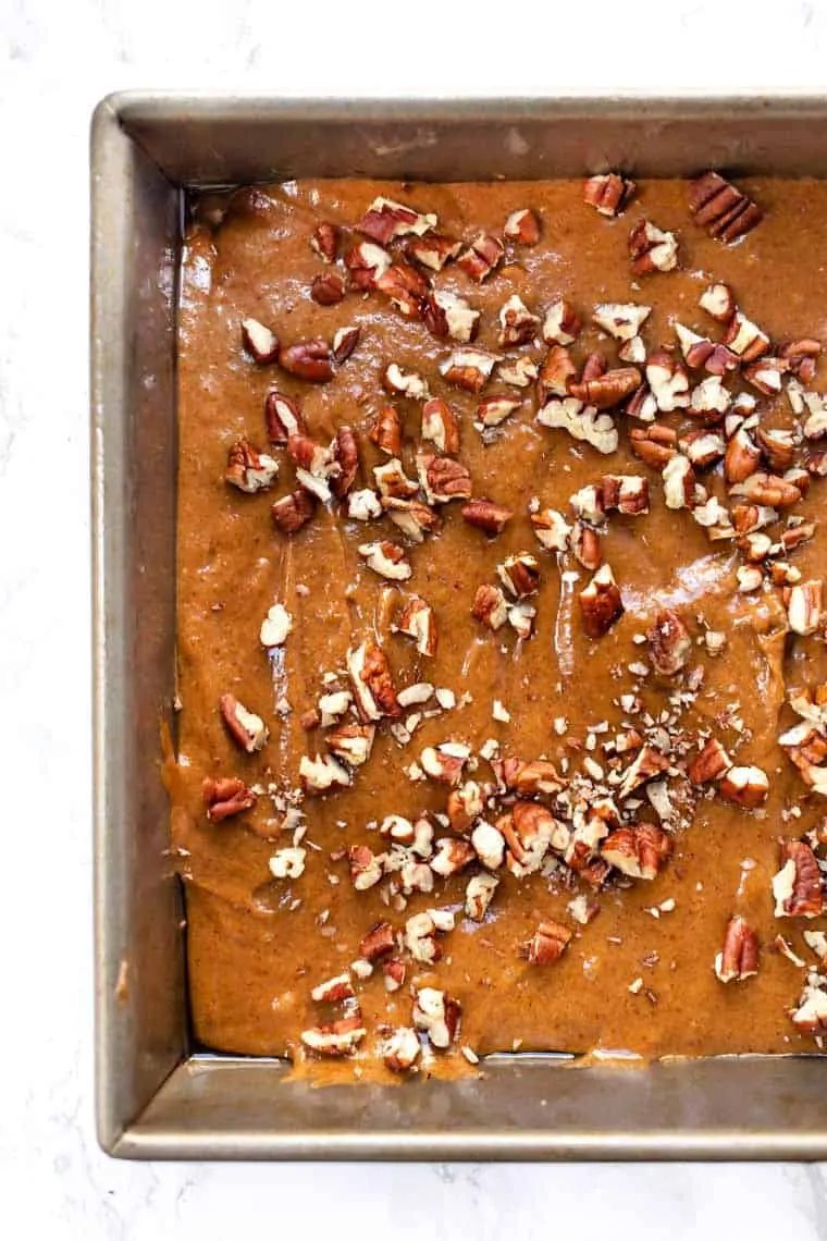 how to make Pumpkin Blondies