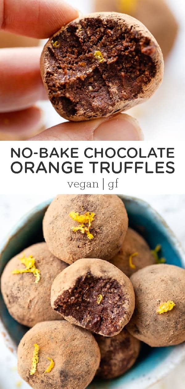 No Bake Chocolate Orange Truffles