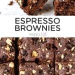 Vegan Espresso Brownies