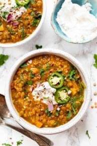 Detox Moroccan Lentil Soup - Simply Quinoa