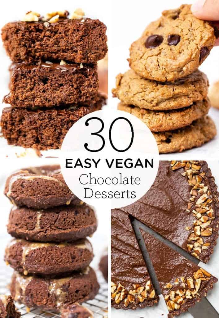 30 vegan chocolate dessert recipes