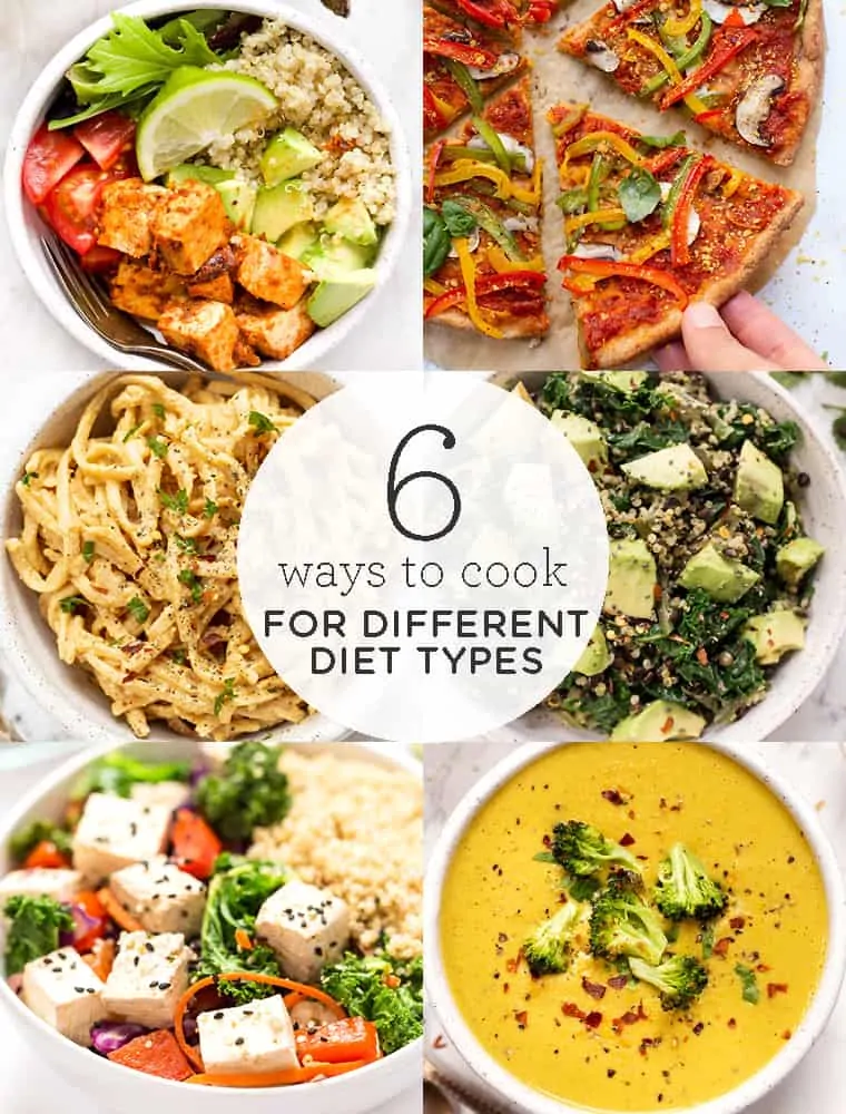 6 ways to cook for different types of diets
