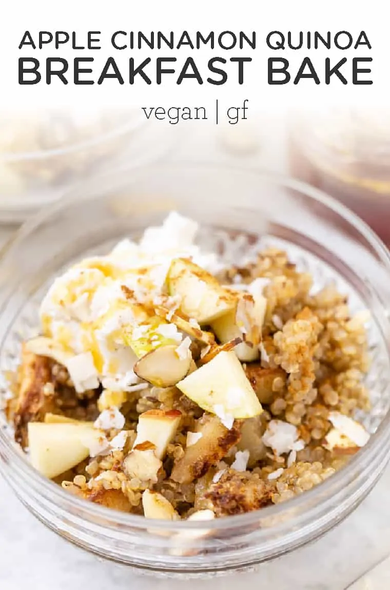 Apple Cinnamon Quinoa Breakfast Bake