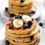 Blueberry Protein Pancakes