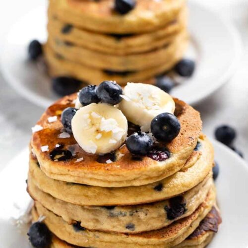 flourless protein pancakes - Blue Bowl