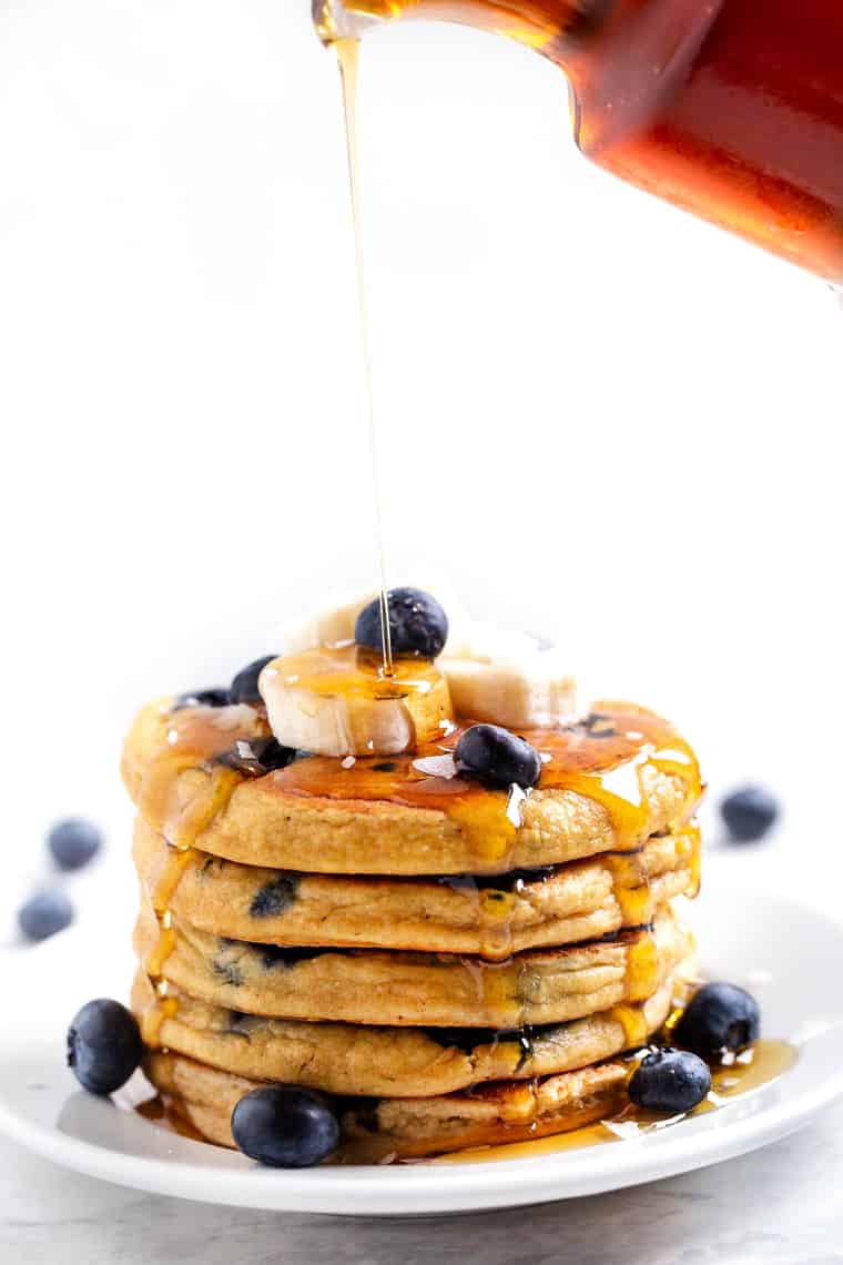 The BEST Blueberry Protein Pancakes [GF] Simply Quinoa