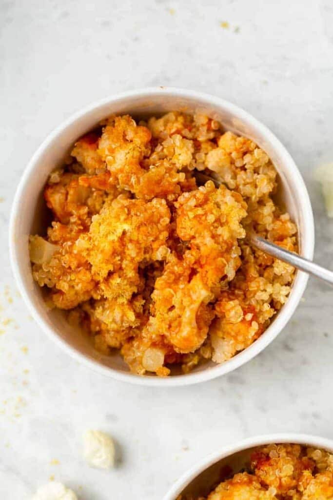 5Ingredient Buffalo Cauliflower Quinoa Casserole Simply Quinoa