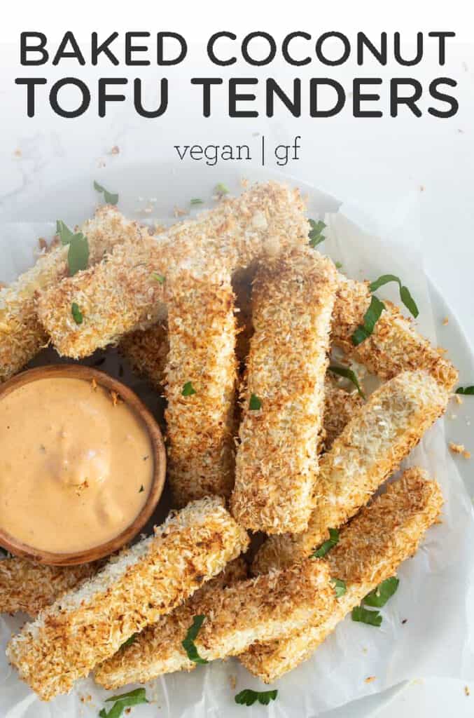 Baked Coconut Tofu Tenders {5 ingredients!} Simply Quinoa
