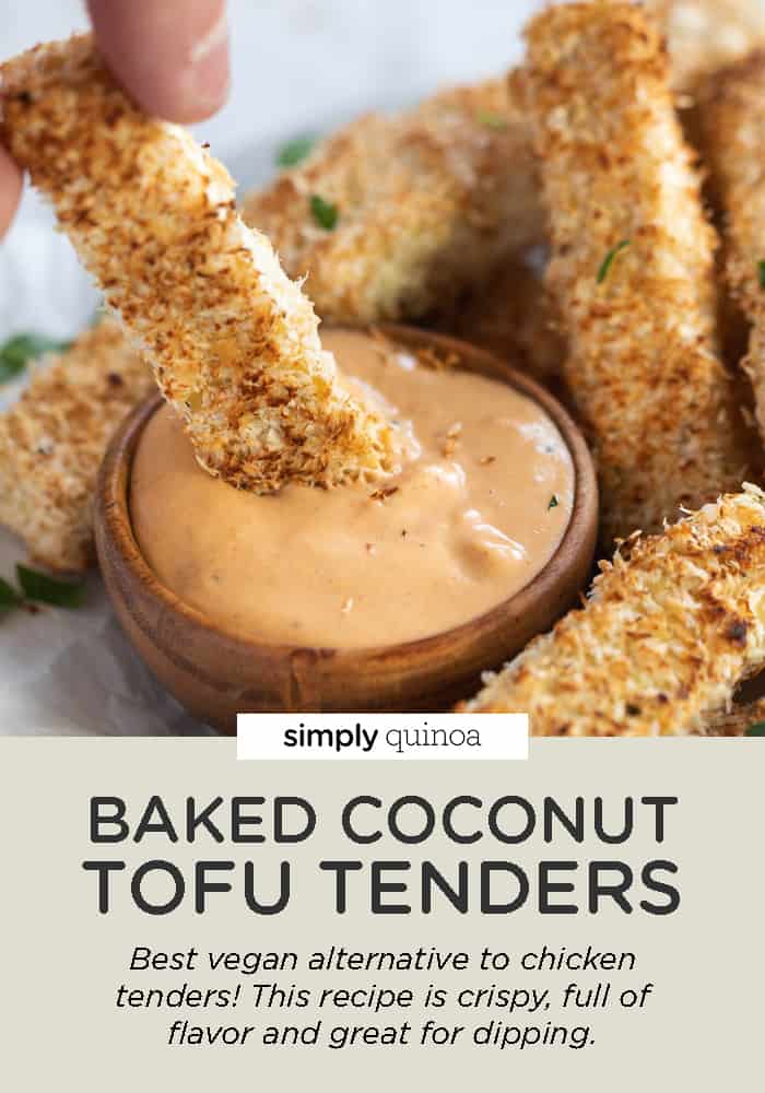 Baked Coconut Tofu Tenders